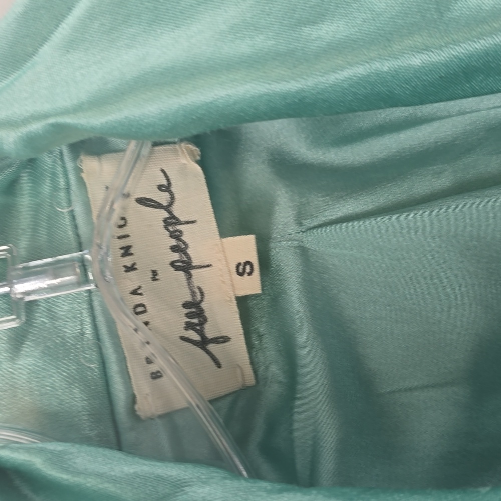 Free‎ People ×Brenda Knight Satin Moto Trench Jacket - Picture 5 of 8